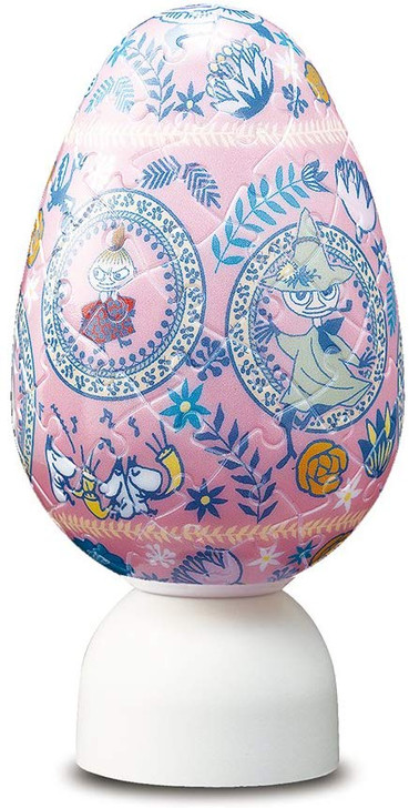 Yanoman 3D LED Egg Lantern Puzzle 2202-17 Moomins Flower Trail (80 Pieces)
