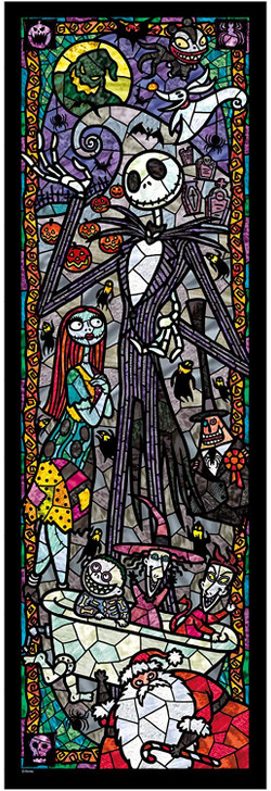 Tenyo Japan Jigsaw Puzzle DSG456-723 Disney Nightmare Before Christmas Stained Glass (456 Pieces)