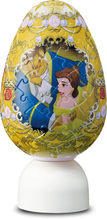 Yanoman 3D LED Egg Lantern Puzzle 2202-25 Disney Beauty & The Beast Belle (80 Pieces)