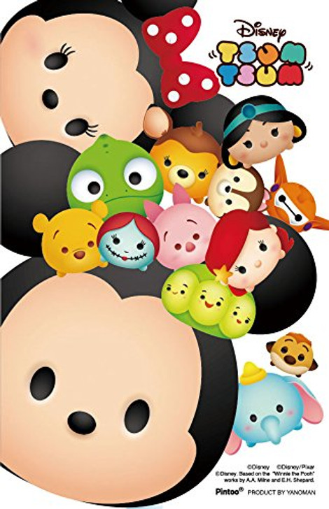 Yanoman Clear Stand Jigsaw Puzzle 2500-21 Disney Tsum Tsum All Together (132 Pieces)