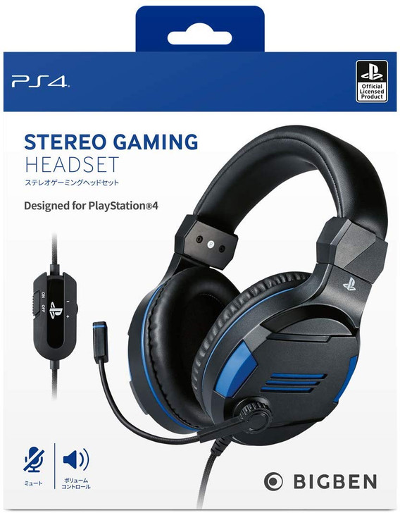 bigben stereo gaming headset ps4