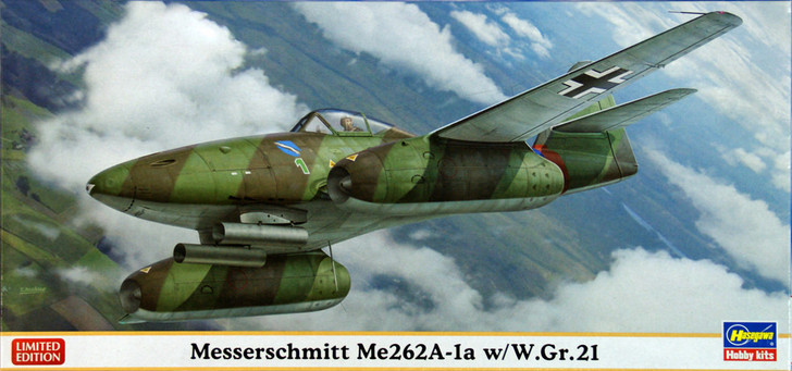 Hasegawa 02021 Messerschmitt Me262A-1a with W.Gr.21 1/72 Scale Kit (4967834020214)