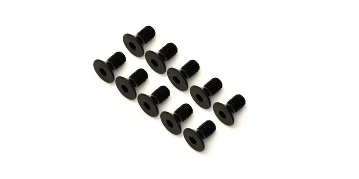 Kyosho 1-S34008H Flat Head Screw (Hex/M4x8/10pcs)