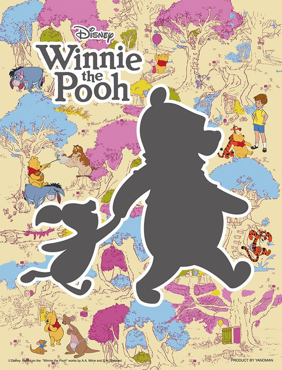 Yanoman Ecograph Jigsaw Puzzle 42-09 Disney Winnie The Pooh & Piglet (300 Small Pieces)