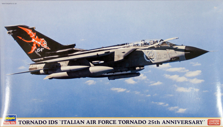 Hasegawa 02049 Tornado IDS Italian Air Force 25th Anniversary 1/72 Scale Kit (4967834020498)