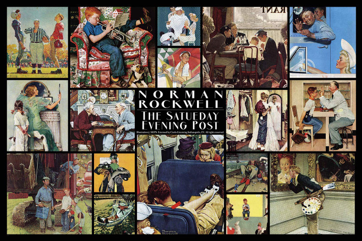 Yanoman Jigsaw Puzzle10-1335 Norman Rockwell The Saturday Evening Post (1000 Pieces)