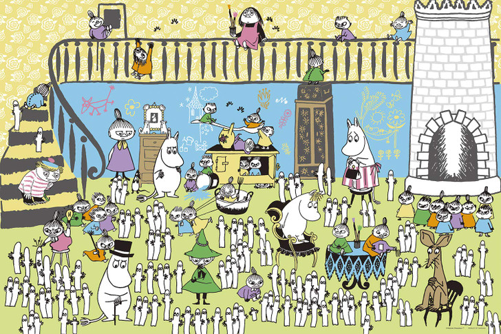 Yanoman Jigsaw Puzzle 10-1351 Moomin Hattifatteners' Party (1000 Pieces)