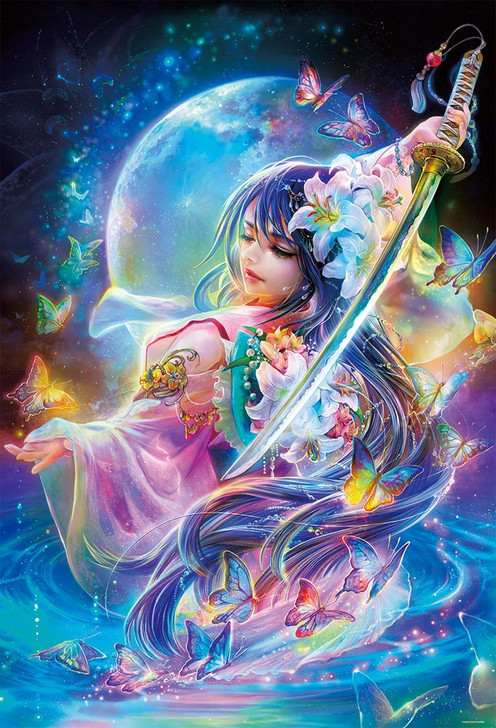 Beverly Jigsaw Puzzle 81-112 Glow in the Dark Dance of the Sword (1000 Pieces)