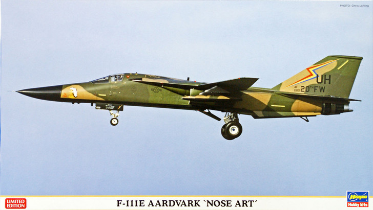 Hasegawa 02060 F-111E Aardvark Nose Art 1/72 Scale Kit