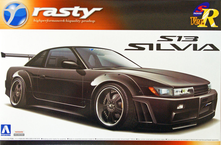 Aoshima 08898 Nissan RASTY S13 SILVIA 1/24 Scale Kit - Plaza Japan