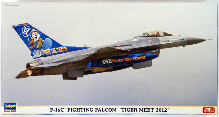 Hasegawa 07338 F-16C Fighting Falcon Tuger Meet 2012 1/48 Scale Kit (4967834073388)