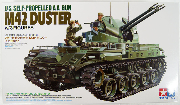 Tamiya 35161 US Self-Proprlled M-42 Duster w/Figure x 3 1/35 Scale Kit