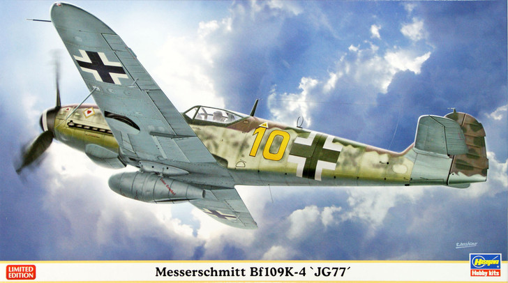 Hasegawa 07347 Messerschmitt Bf109K-4 JG77 1/48 Scale Kit (4967834073470)