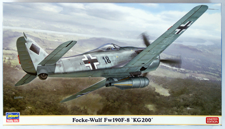 Hasegawa 07352 Focke-Wulf Fw190F-8 KG200 1/48 Scale Kit (4967834073524)