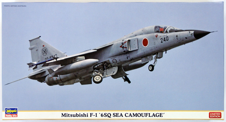 Hasegawa 07354 Mitsubishi F-1 6SQ Sea Camouflage 1/48 Scale Kit (4967834073548)