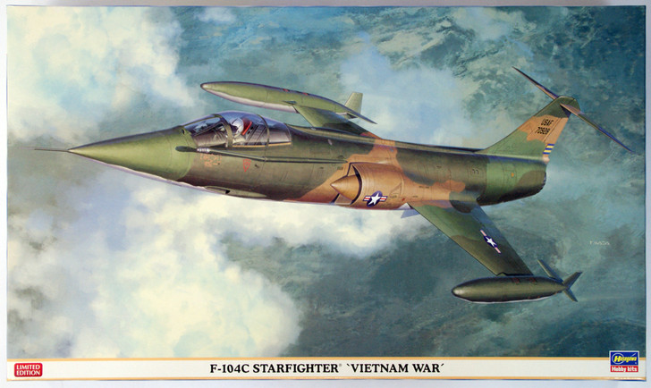 Hasegawa 08234 F-104C Starfighter Vietnam War 1/32 Scale Kit (4967834082342)