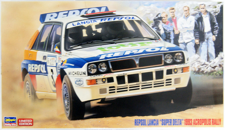 Hasegawa 20433 REPSOL LANCIA SUPER DELTA 1993 ACROPOLIS RALLY 1/24 Scale Kit