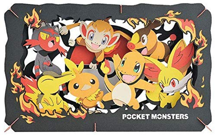 Ensky Paper Theater PT-L07 Pokemon Type Fire