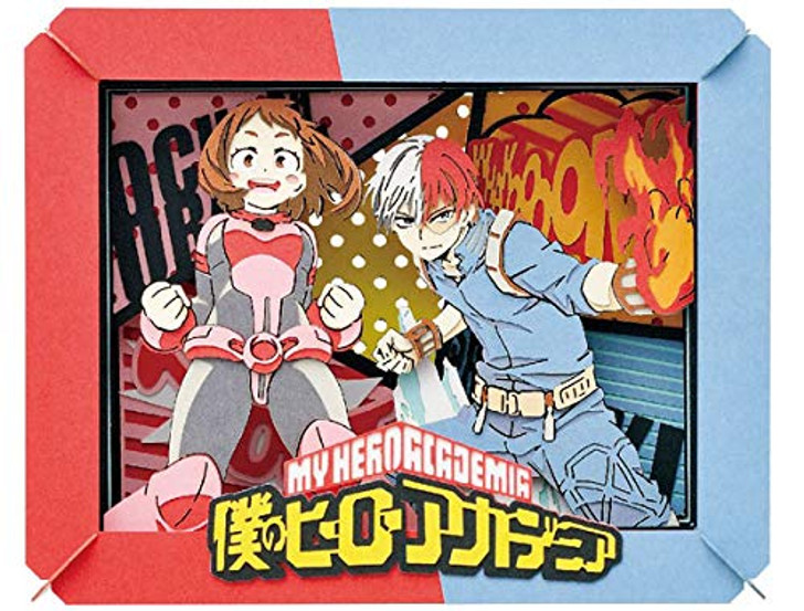 Ensky Paper Theater PT-161 My Hero Academia Ochaco Uraraka and Shoto Todoroki