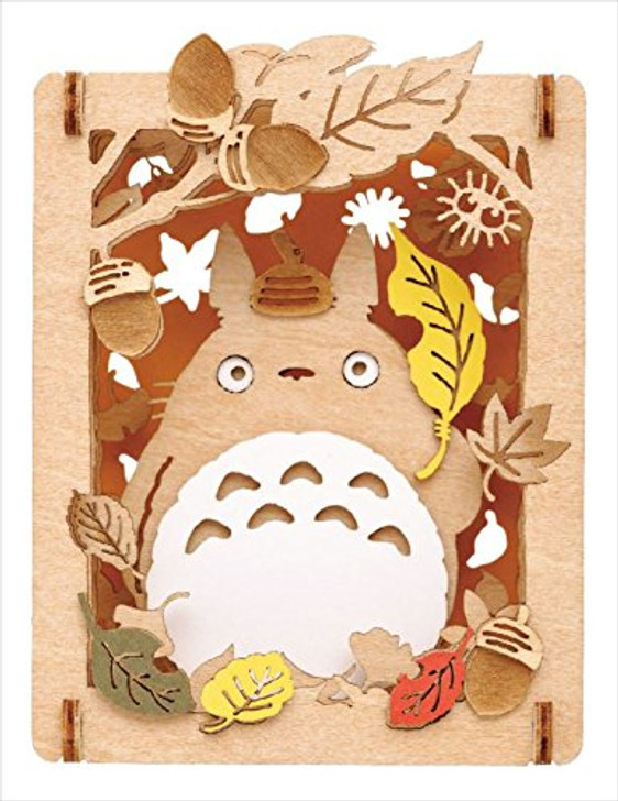 Ensky Paper Theater PT-W01 Wood Style Studio Ghibli My Neighbor Totoro Autumn Leaves