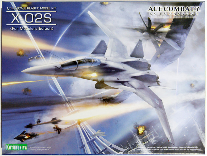 Kotobukiya KP491 Ace Combat 7 Skies Unknown X-02S 1/144 Scale Plastic Model Kit