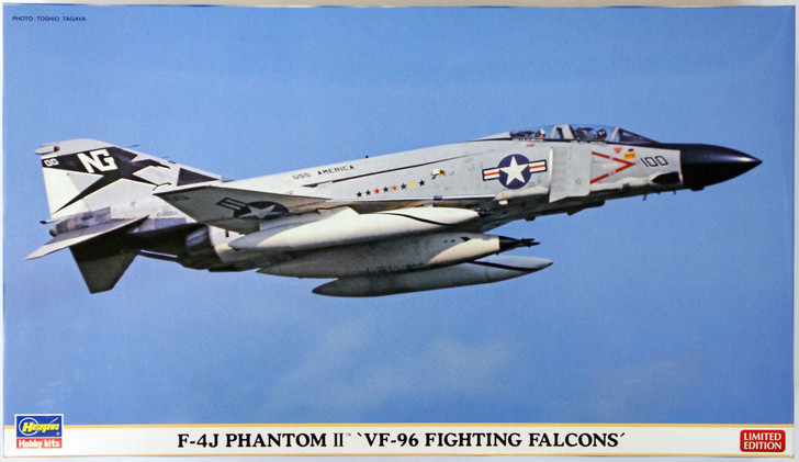 Hasegawa 02064 F-4J Phantom II VF-96 Fighting Falcoms 1/72 Scale Kit (4967834020641)