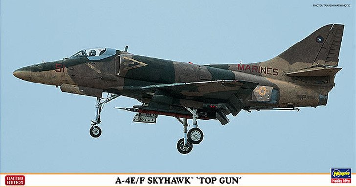 Hasegawa 07358 A-4E/F Skyhawk TOP GUN 1/48 Scale Kit