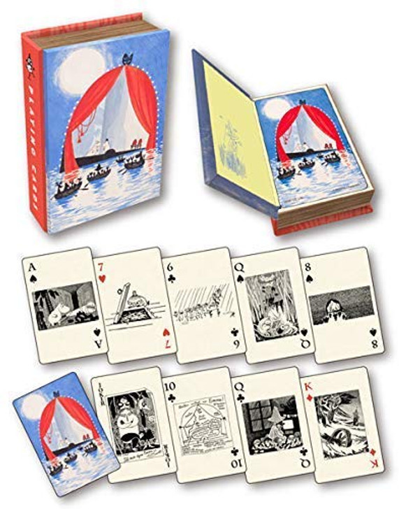 Ensky Playing Cards Moomin Antique Book Cover Package Summer Festival Ver.