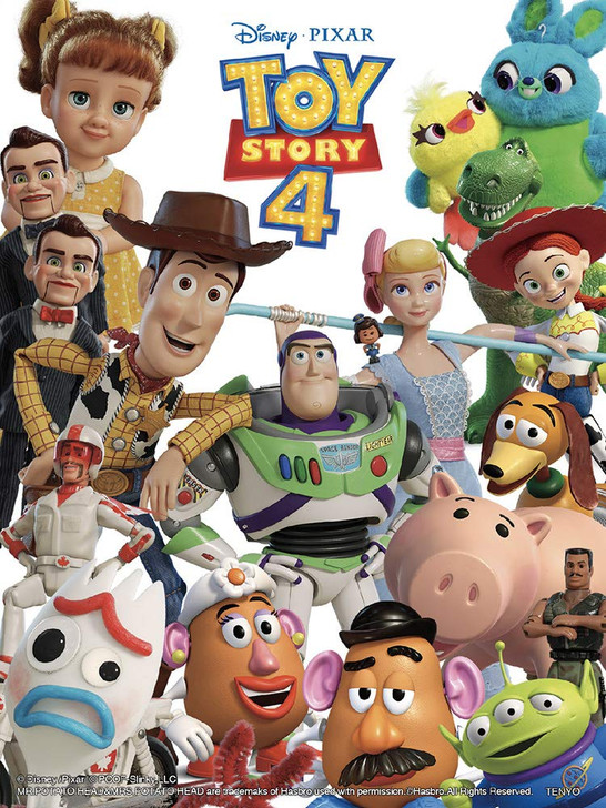 Tenyo Japan Jigsaw Puzzle DD48-572 Toy Story4 (Double Sides) (48 Pieces)