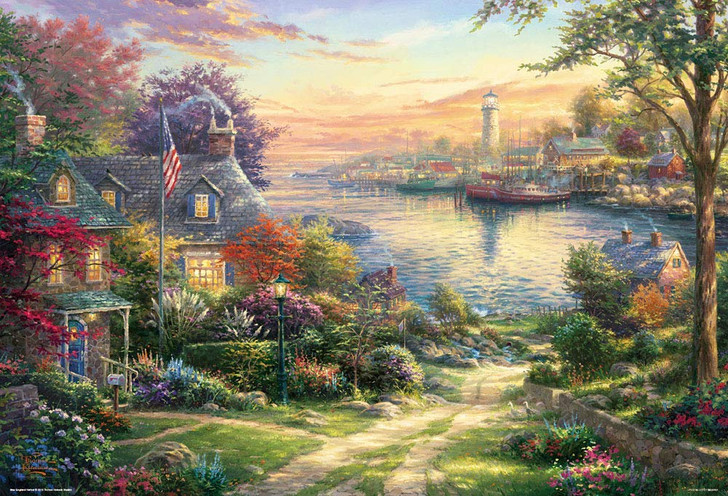 Beverly Jigsaw Puzzle 31-491 Thomas Kinkade New England Harbor (1000 Pieces)