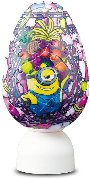 Yanoman 3D LED Egg Lantern Puzzle 2202-32 Disney Minions Fruits Monster (80 Pieces)