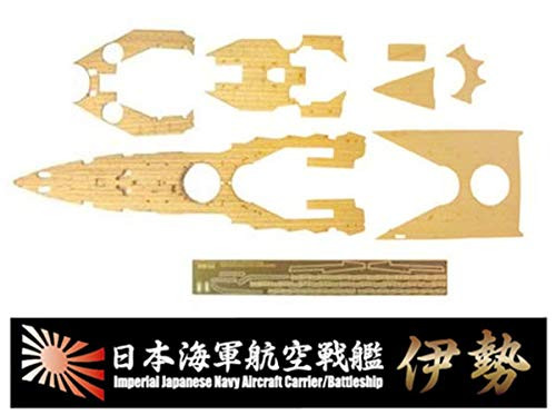Fujimi Model Ship No.3 EX-102 IJN IJN AIRCRAFT CRUISER ISE WOODEN DECK STICKERS(w/Name Plate) 1/350 Scale