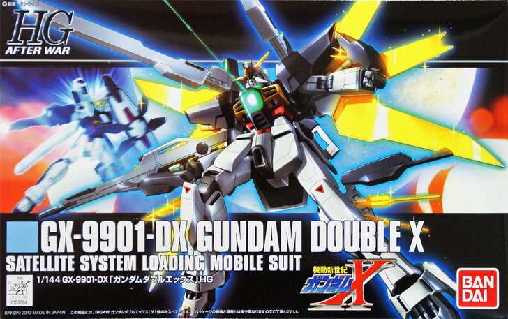 Bandai HGUC 163 Gundam GX-9901-DX Gundam DOUBLE X 1/144 Scale Kit (4573102591661)