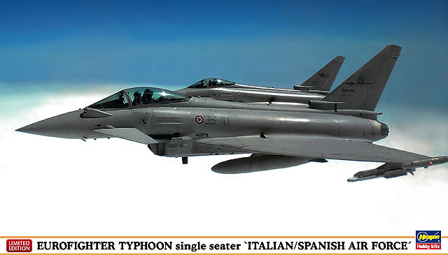 Hasegawa 02031 Eurofighter Typhoon Italian/Spanish Air Force 1/72 Scale Kit (4967834020313)