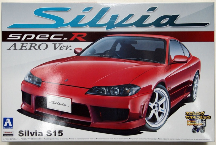 Aoshima 00694 Nissan Silvia Spec.R AERO Version 1/24 Scale Kit (4905083000694)