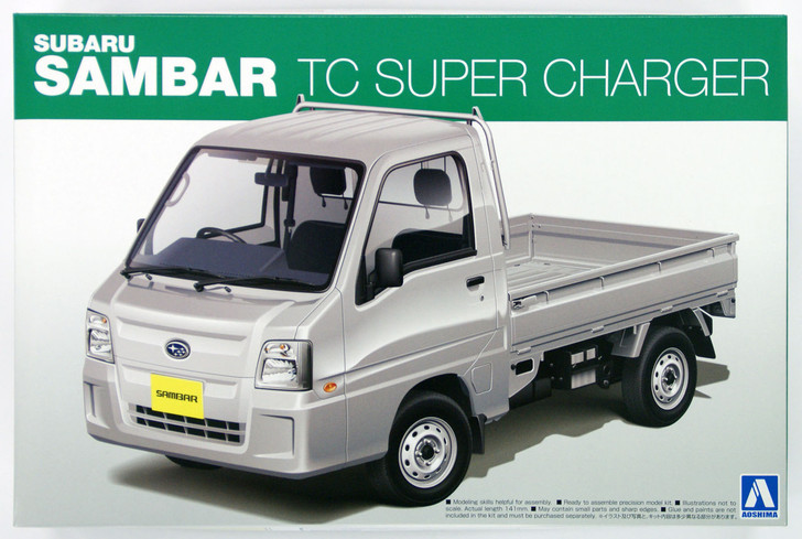 Aoshima 07372 Subaru SAMBAR Truck TC SUPER CHARGER 1/24 Scale Kit (4905083007372)