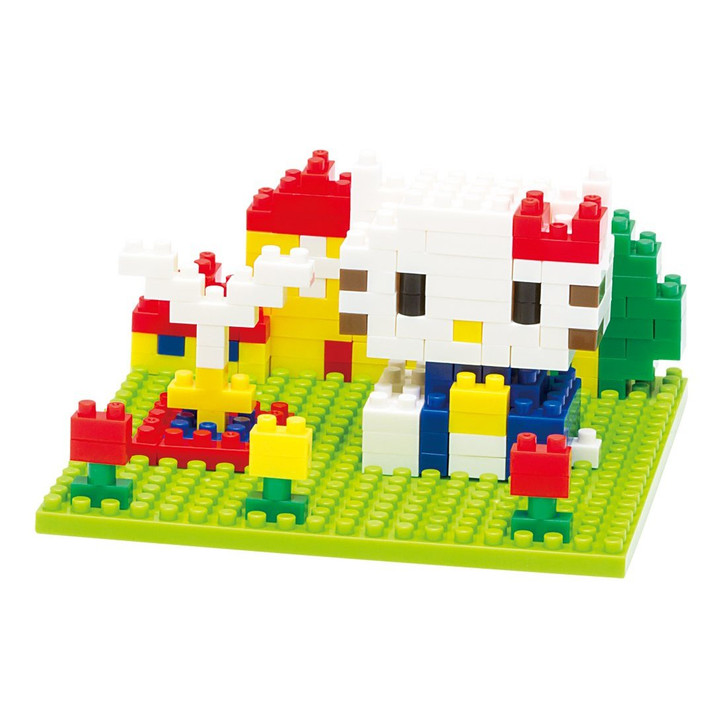 Kawada NBH-055 nanoblock Block Art Hello Kitty (4972825145678)