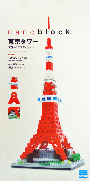 Kawada NB-018 nanoblock Tokyo Tower Deluxe Edition - Plaza Japan Kawada NB-018 nanoblock Tokyo Tower Deluxe Edition - Plaza Japan