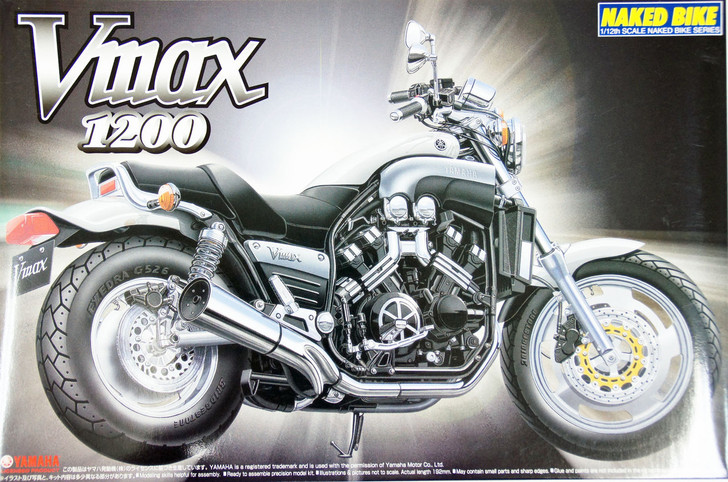 Aoshima Naked Bike 30 08430 Yamaha VMAX1200 Japan edition 1/12 Scale Kit (4905083008430)