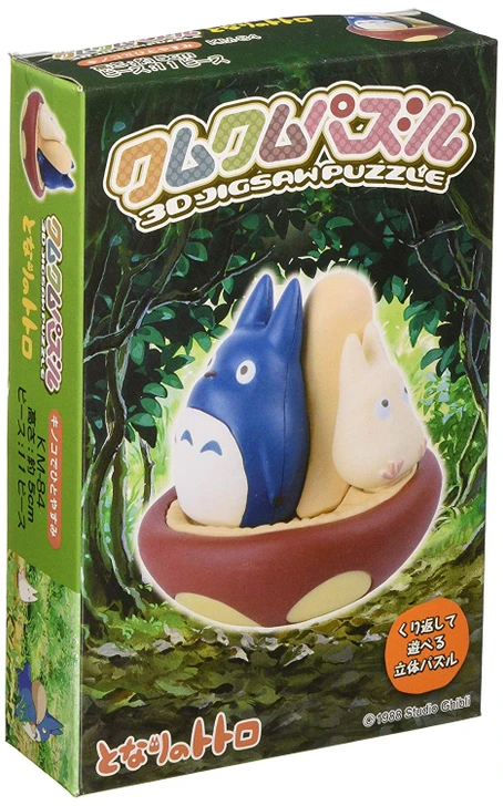 Ensky Jigsaw Puzzle KM-84 Studio Ghibli My Neighbor Totoro Resting in a Mushroom (11 Pieces)