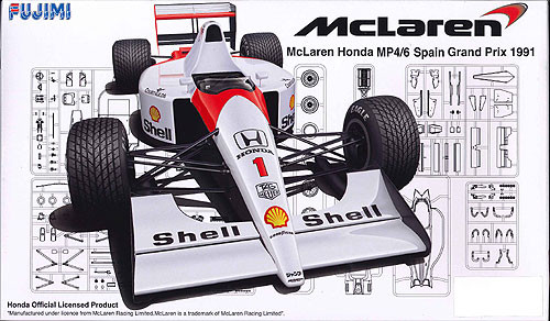 Fujimi GP SP34 F1 McLaren Honda MP4/6 Spain GP 1991 1/20 Scale Kit (4968728091730)