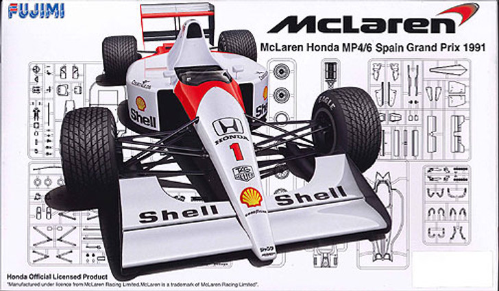 Fujimi GP SP34 F1 McLaren Honda MP4/6 Spain GP 1991 1/20 Scale Kit