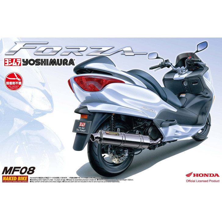 Aoshima Naked Bike 54 37966 Honda Forza 2004 Yushimura 1/12 Scale Kit (4905083037966)