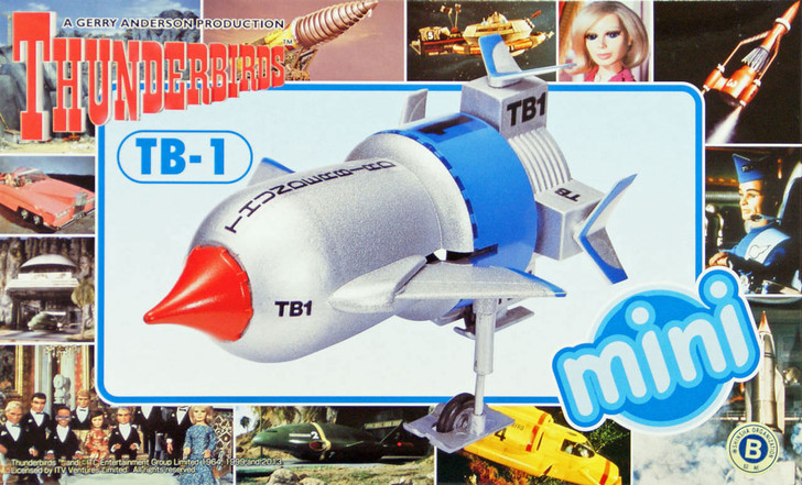 Aoshima 08355 TB-1 Gerry Anderson Thunderbird mini No.1 non-scale kit