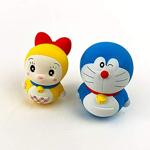 Ensky Doraemon and Dorami Japanese Tumbler Doll | PlazaJapan