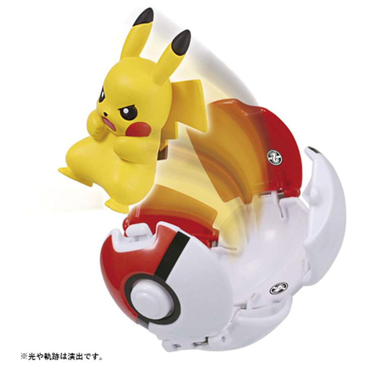 Takara Tomy Pokemon Moncolle Poke Del-Z Pikachu & Poke Ball