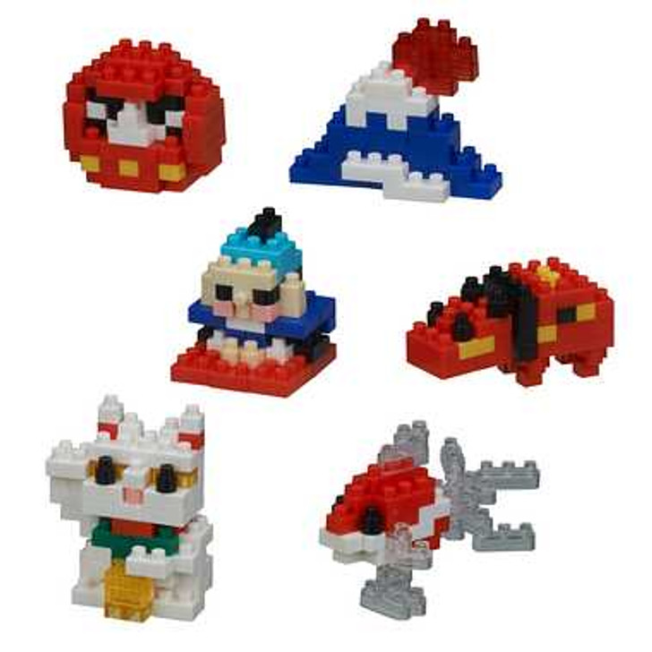 Kawada NB-048 nanoblock Mini Japanese Lucky Charms 2020
