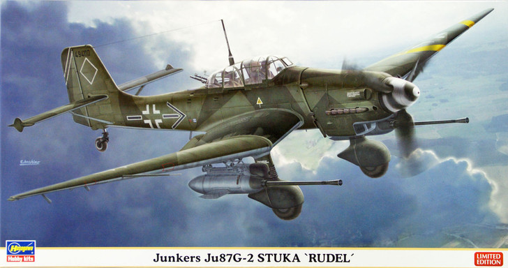 Hasegawa 07360 Junkers Ju87G-2 Stuka Rudel 1/48 Scale Kit (4967834073609)
