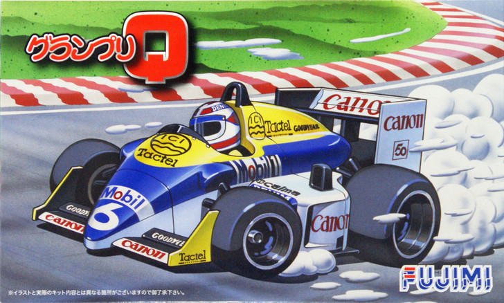Fujimi Grand Prix Q Series No. 02 F1 Williams FW11-B non-Scale Kit (4968728091785)