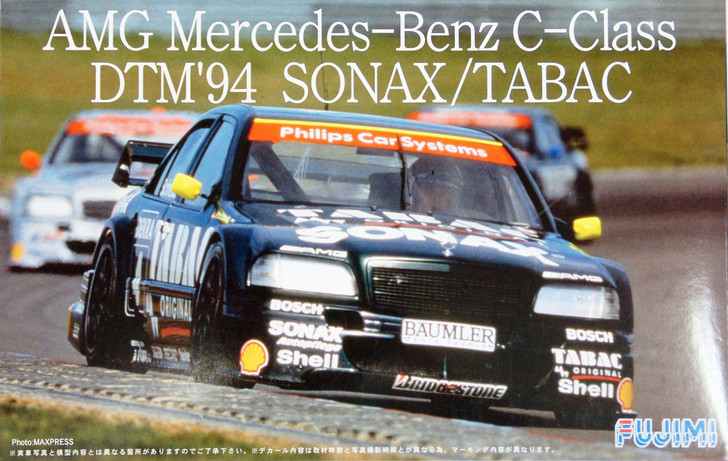 Fujimi TCSP-2 AMG Mercedes-Benz C-Class DTM 1994 SONAX / TABAC 1/24 Scale Kit (4968728062471)